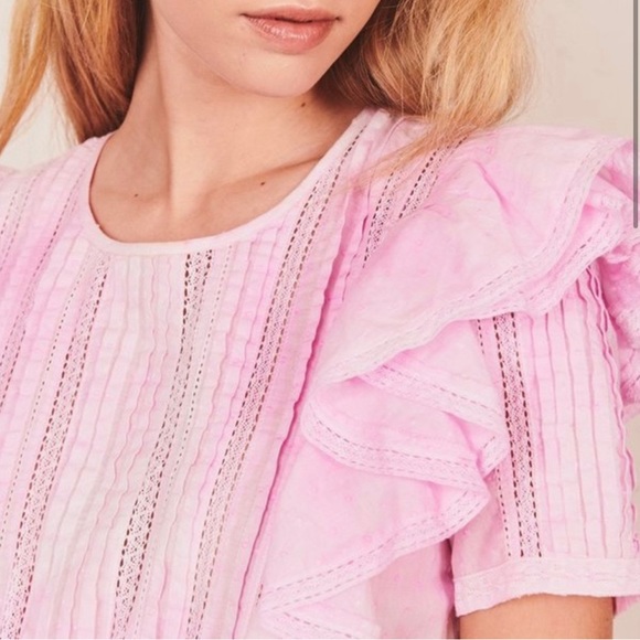 Love Shack Fancy | Natasha Pink Tie Dye Mini Dress - Picture 2 of 9